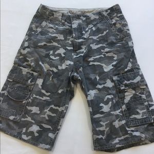 74. cargo pockets short size 14 $4